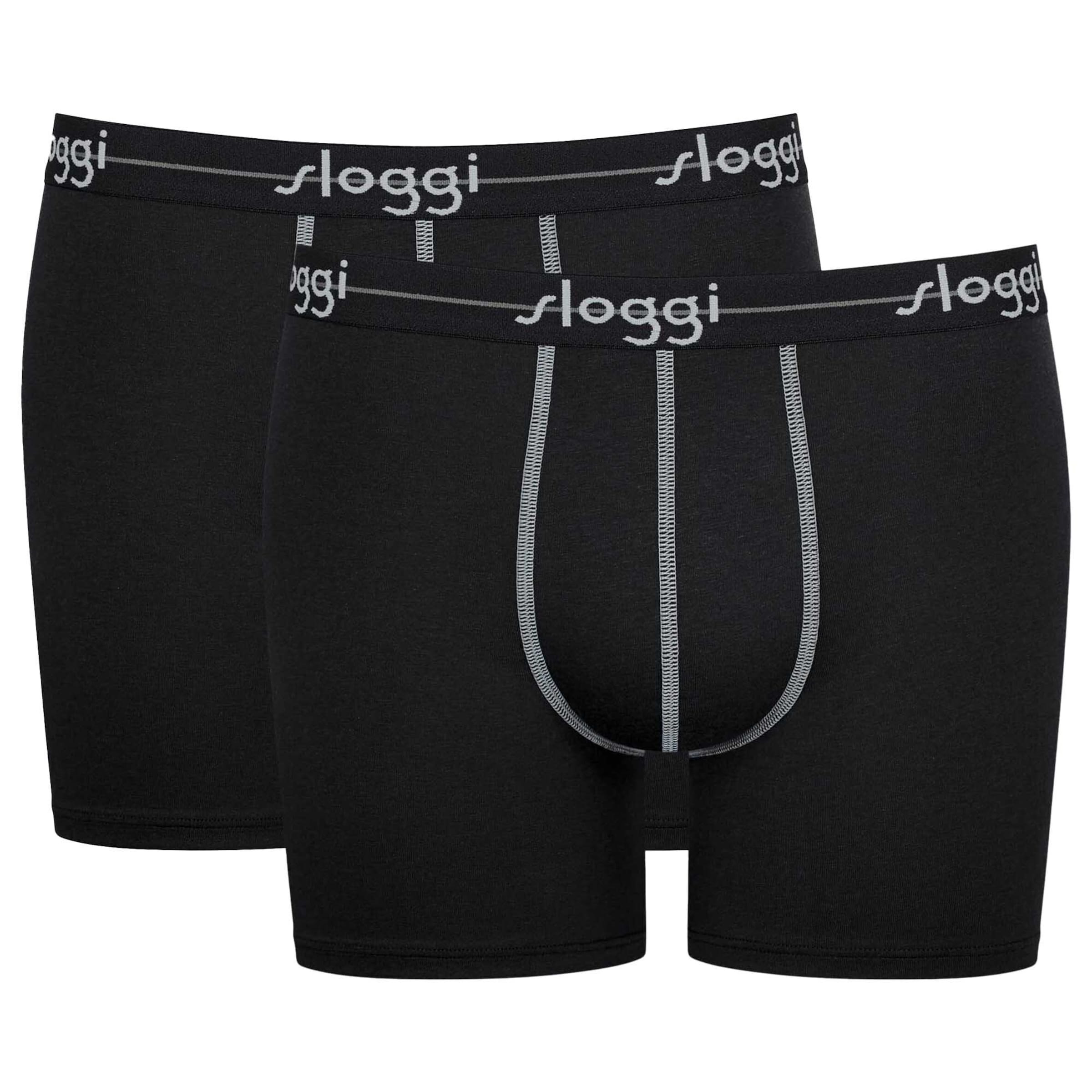 Boxers SLOGGI en noir : devant