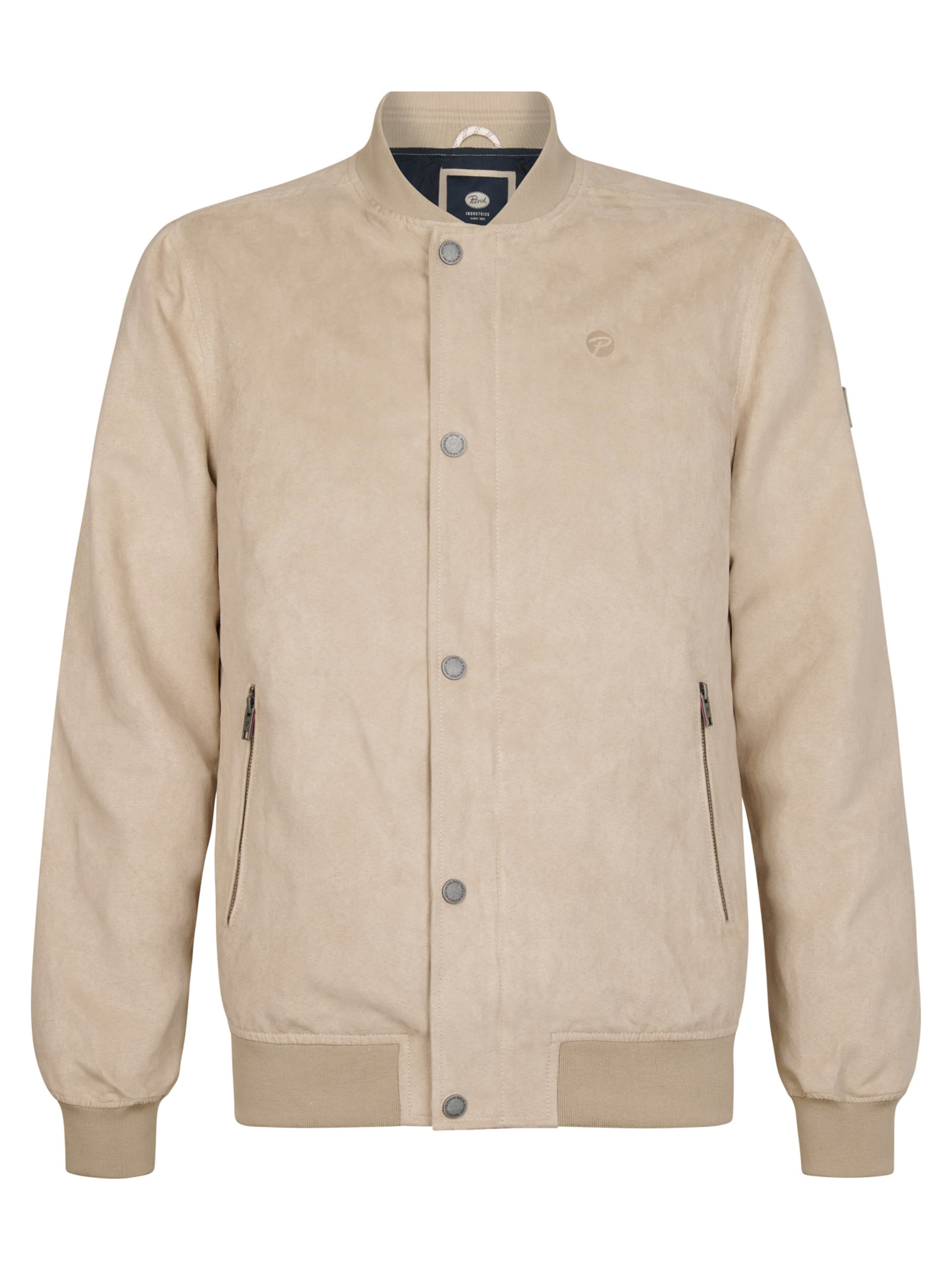 Petrol Industries Tussenjas 'Caballo' in Beige: voorkant