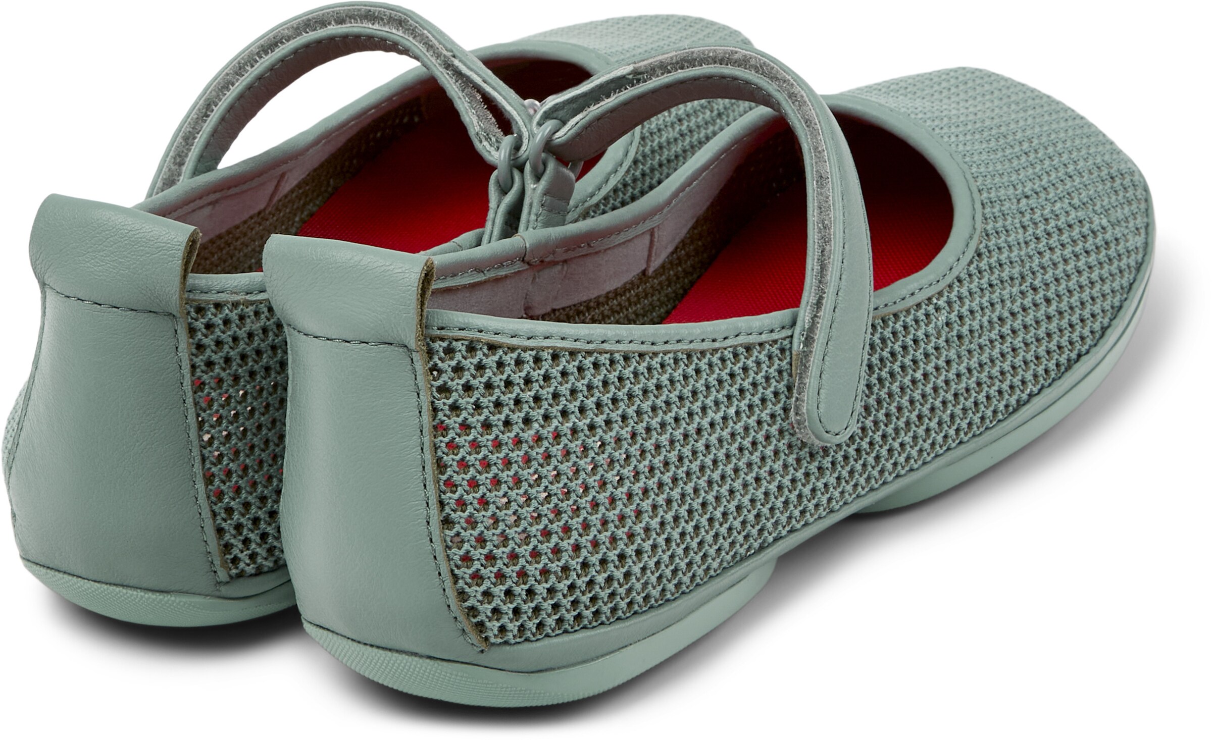 Ballerina con cinturino 'Right Nina' di CAMPER in verde