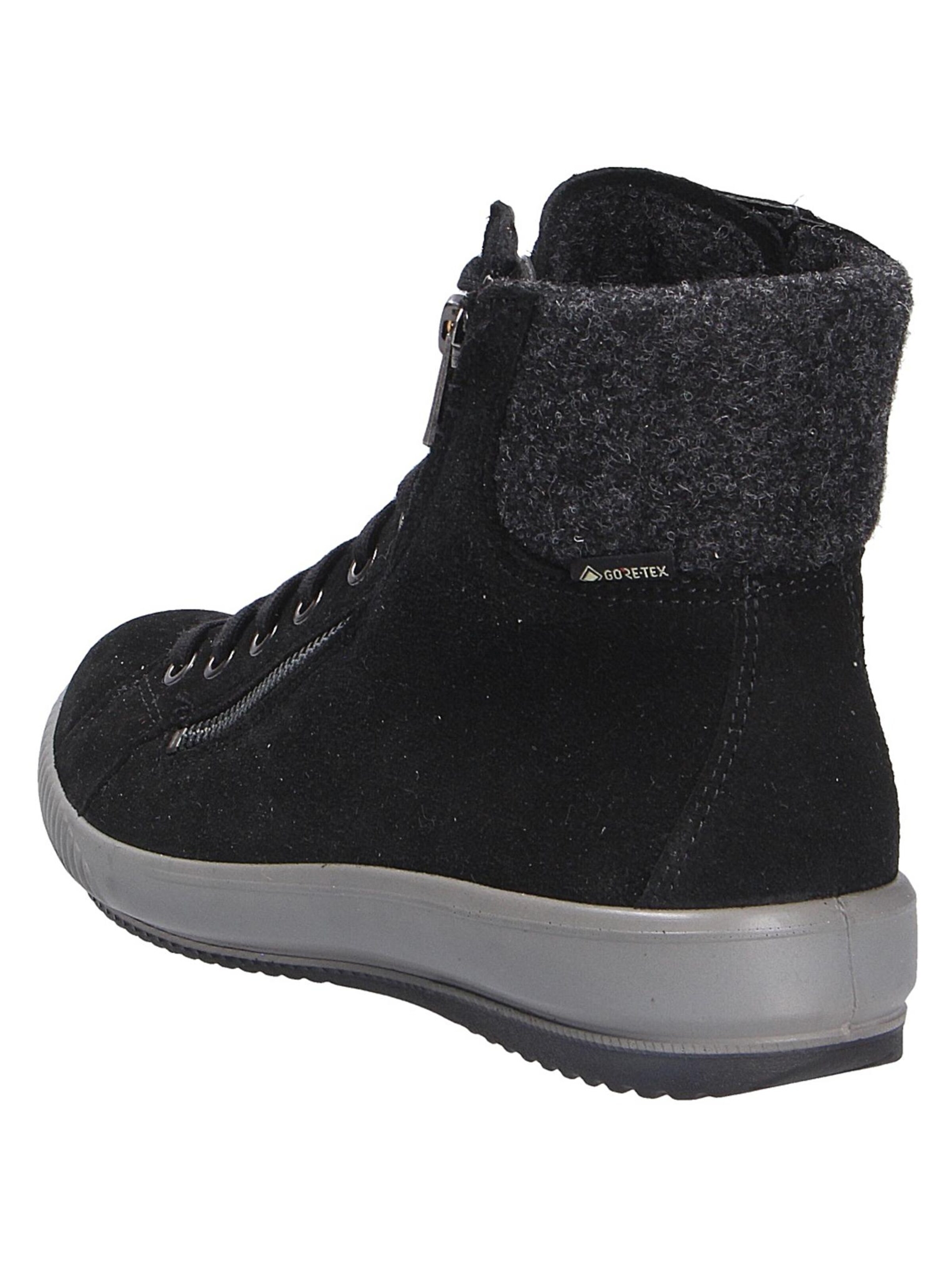 Legero Lace-Up Boots in Black