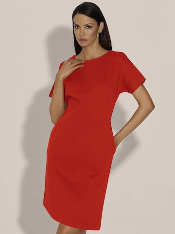MADELEINE Zomerjurk in Rood: voorkant