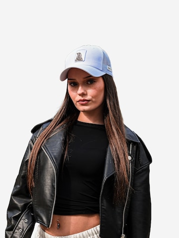 Casquette 'Leopard' Be52 en blanc