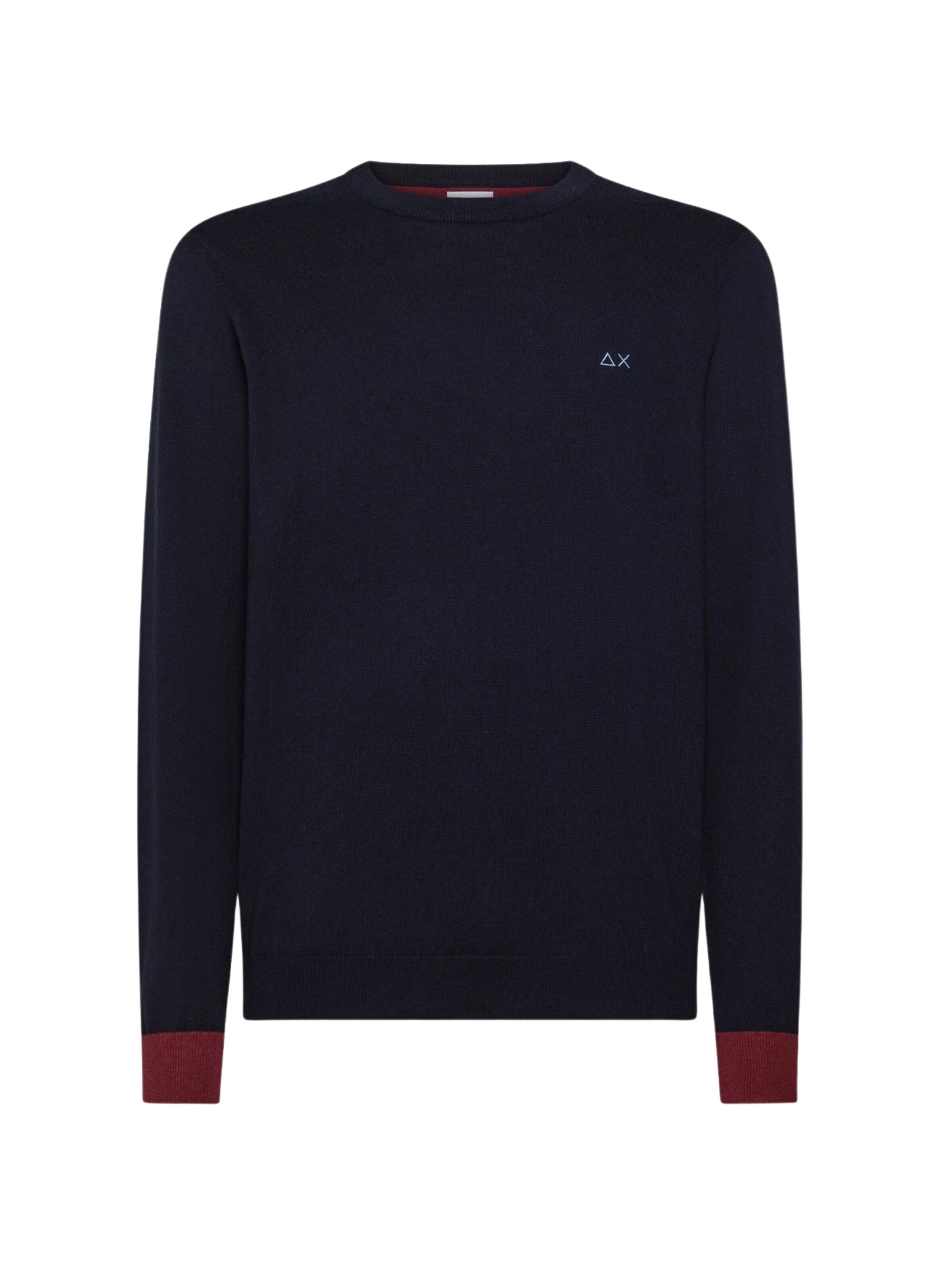 SUN68 Trui 'K45143' in Blauw: voorkant