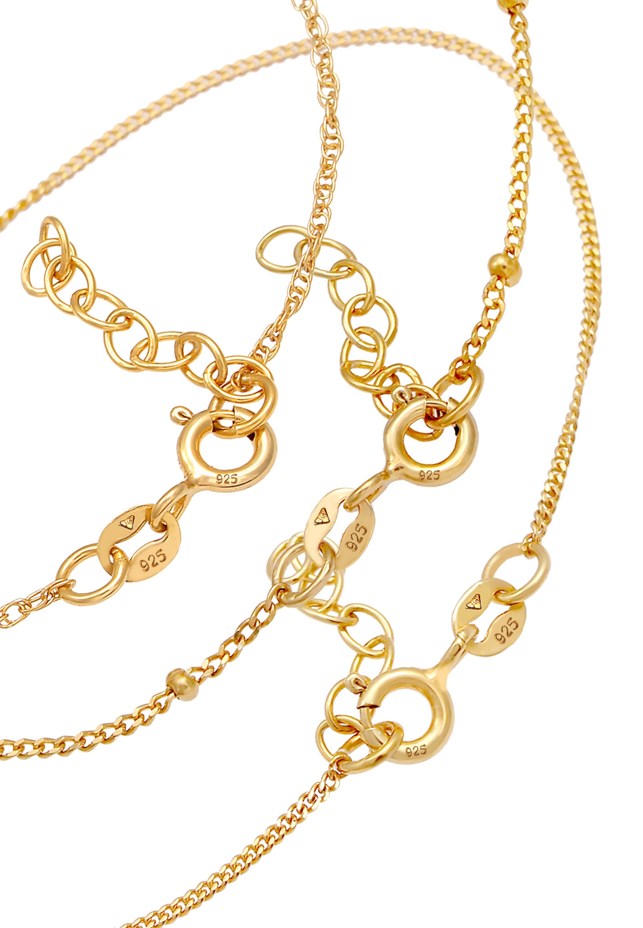 ELLI Armband Basic Armband, Kreuz in Gold