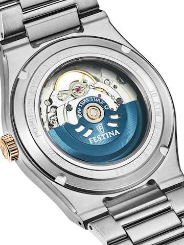 FESTINA Analoog horloge 'Automatic watch Rivé Swiss Made' in Zwart