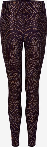 Kismet Yogastyle Skinny Sporthose 'Lux Spirit' in Lila