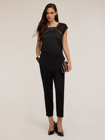 MOTIVI Regular Broek in Zwart