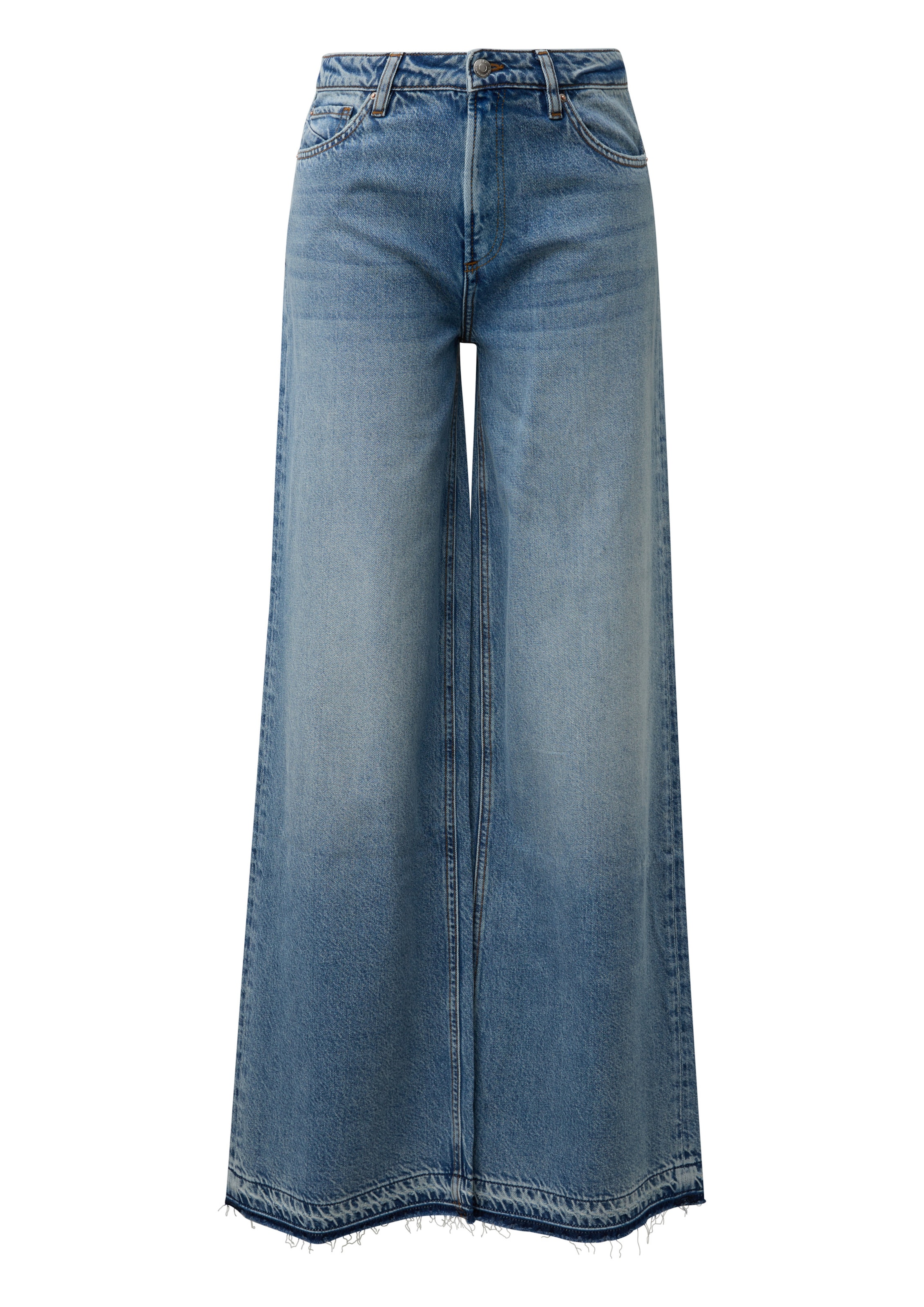 QS Wide leg Jeans 'CATIE' in Blue: front