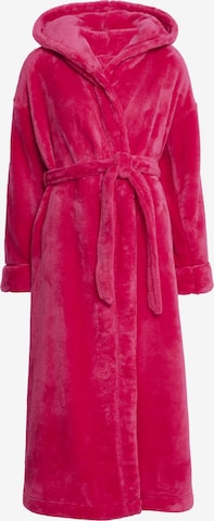 Peignoir long Marks & Spencer en rouge : devant