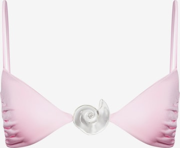 rozā SALT&WAVE Bikini augšdaļa 'Aphrodite Top': no priekšpuses