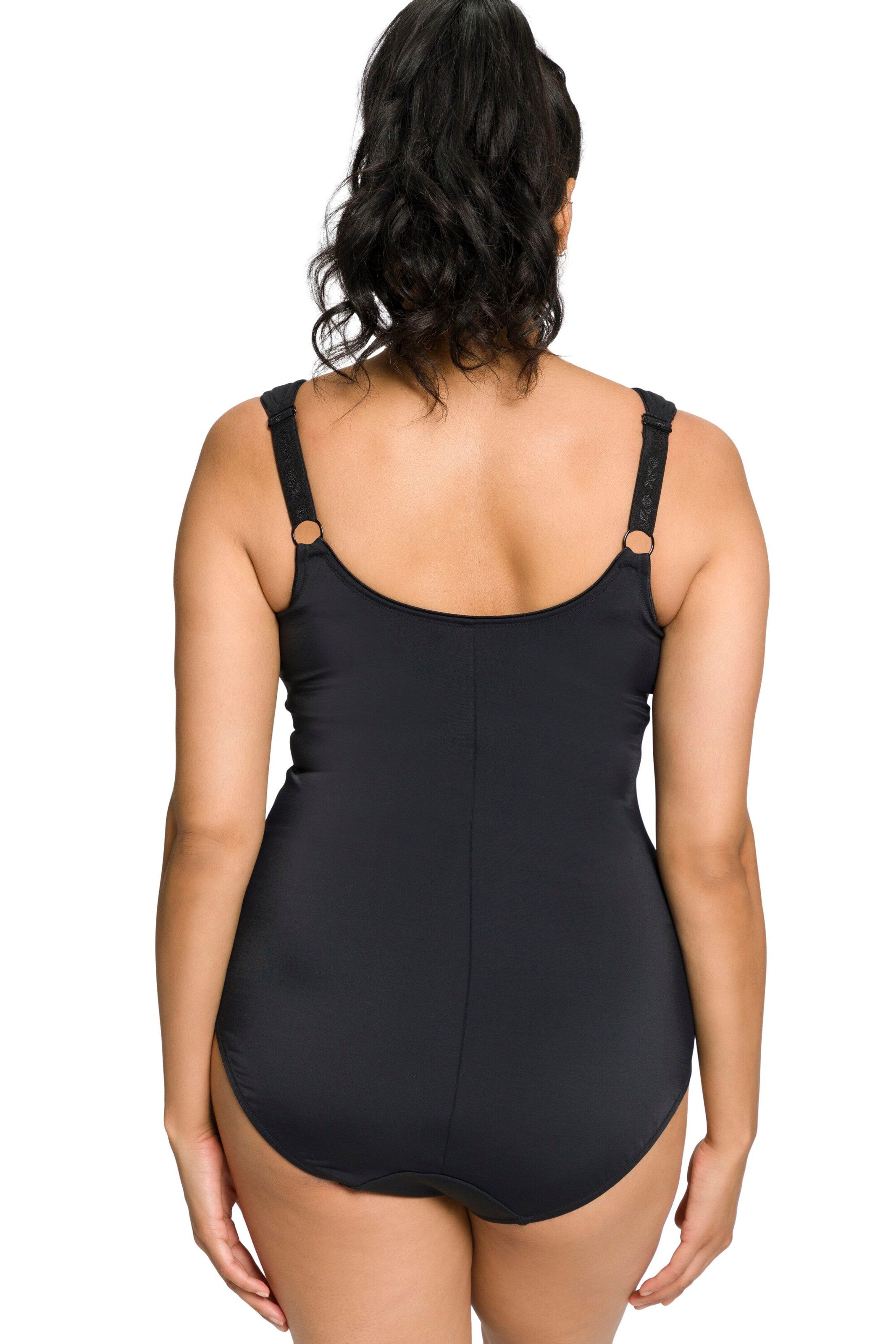 Ulla Popken Lingerie bodysuit in Black