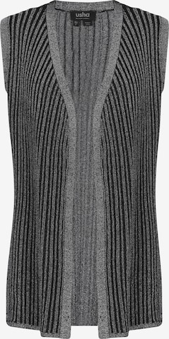 usha BLACK LABEL - Colete de malha em preto: frente
