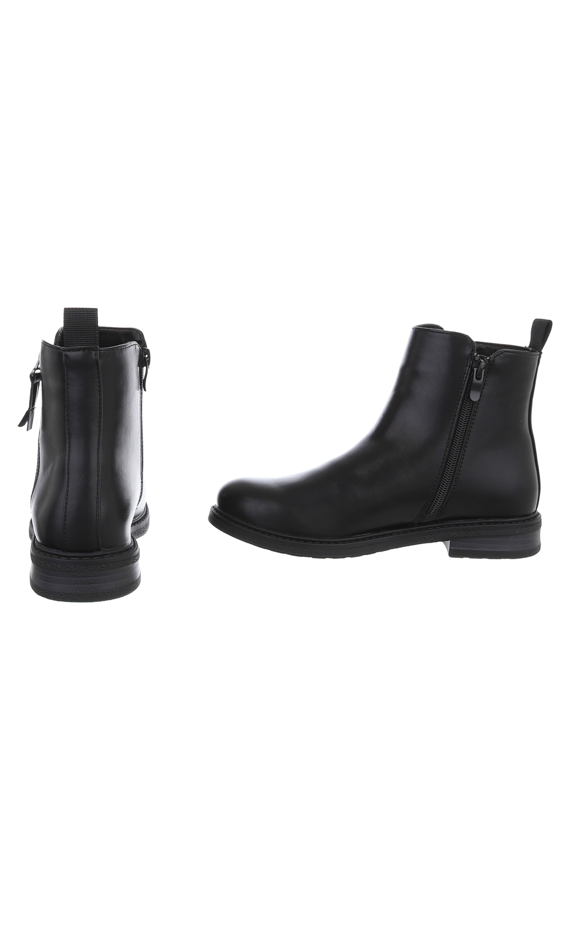 Ital-Design Ankle Boots in Black
