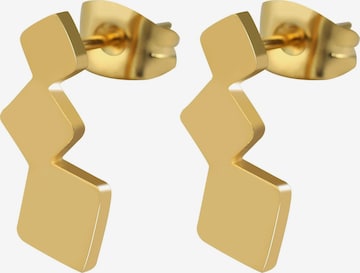 Akzent Earrings 'Petja, langlebig' in Gold: front