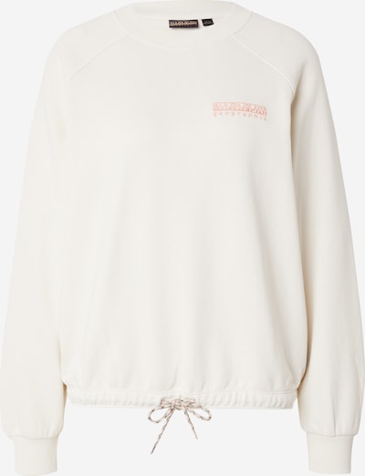 NAPAPIJRI Sweatshirt 'B-BOYD' i ljusbrun / pastellorange / vit, Produktvy