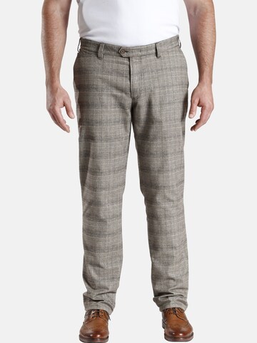 Charles Colby Regular Pants 'Baron Irvin' in Grey: front