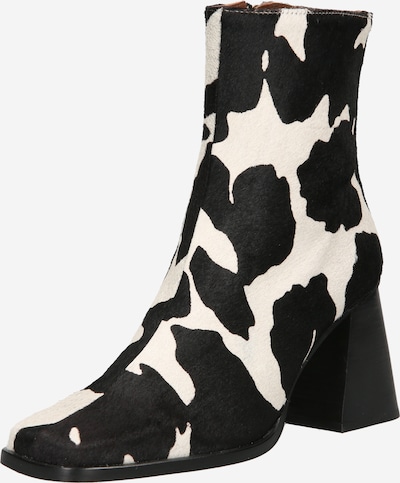 Alohas Ankle Boots 'South' in Black / White, Item view