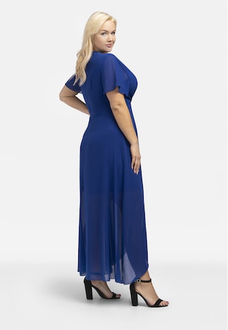 Robe de soirée ' MONIKA ' Karko en bleu