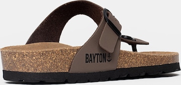 Bayton T-bar sandals 'Mercure' in Brown