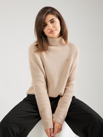 TOMMY HILFIGER Sweater in Beige: front