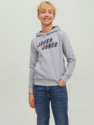 Jack & Jones Junior كنزة رياضية بلون رمادي: الأمام