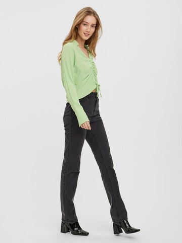 VERO MODA Blouse 'Ginge' in Groen