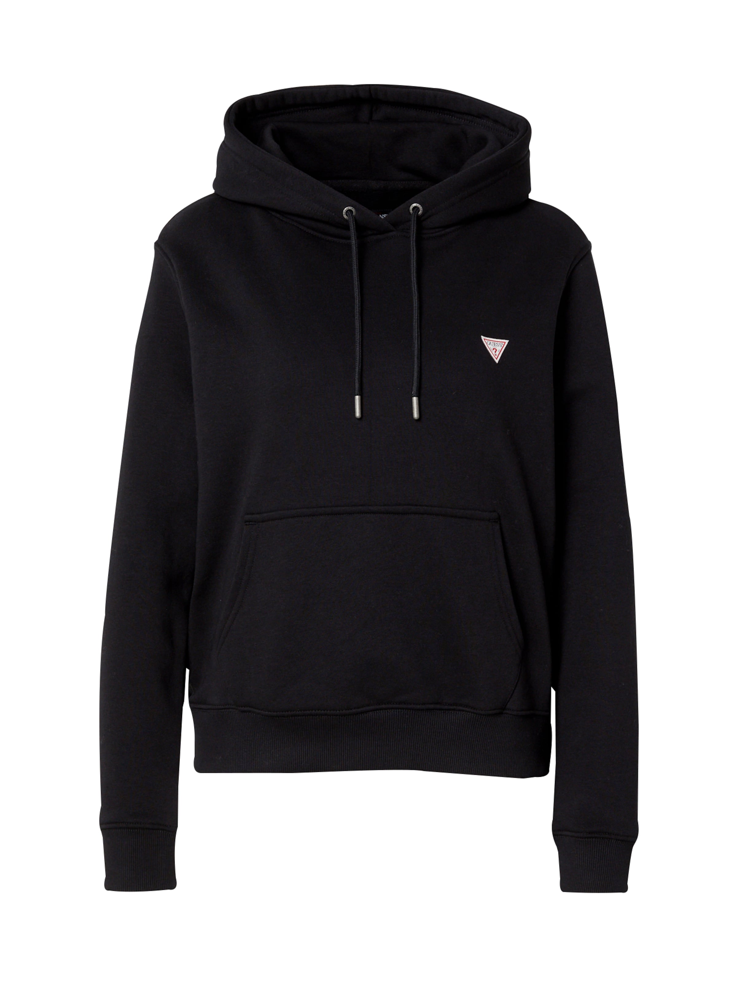 GUESS JEANS Μπλούζα φούτερ σε μαύρο: μπροστά