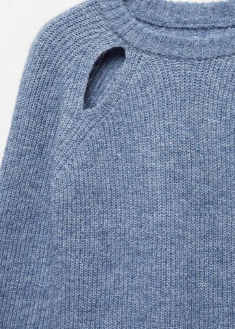 MANGO TEEN Pullover 'Open' in Blau