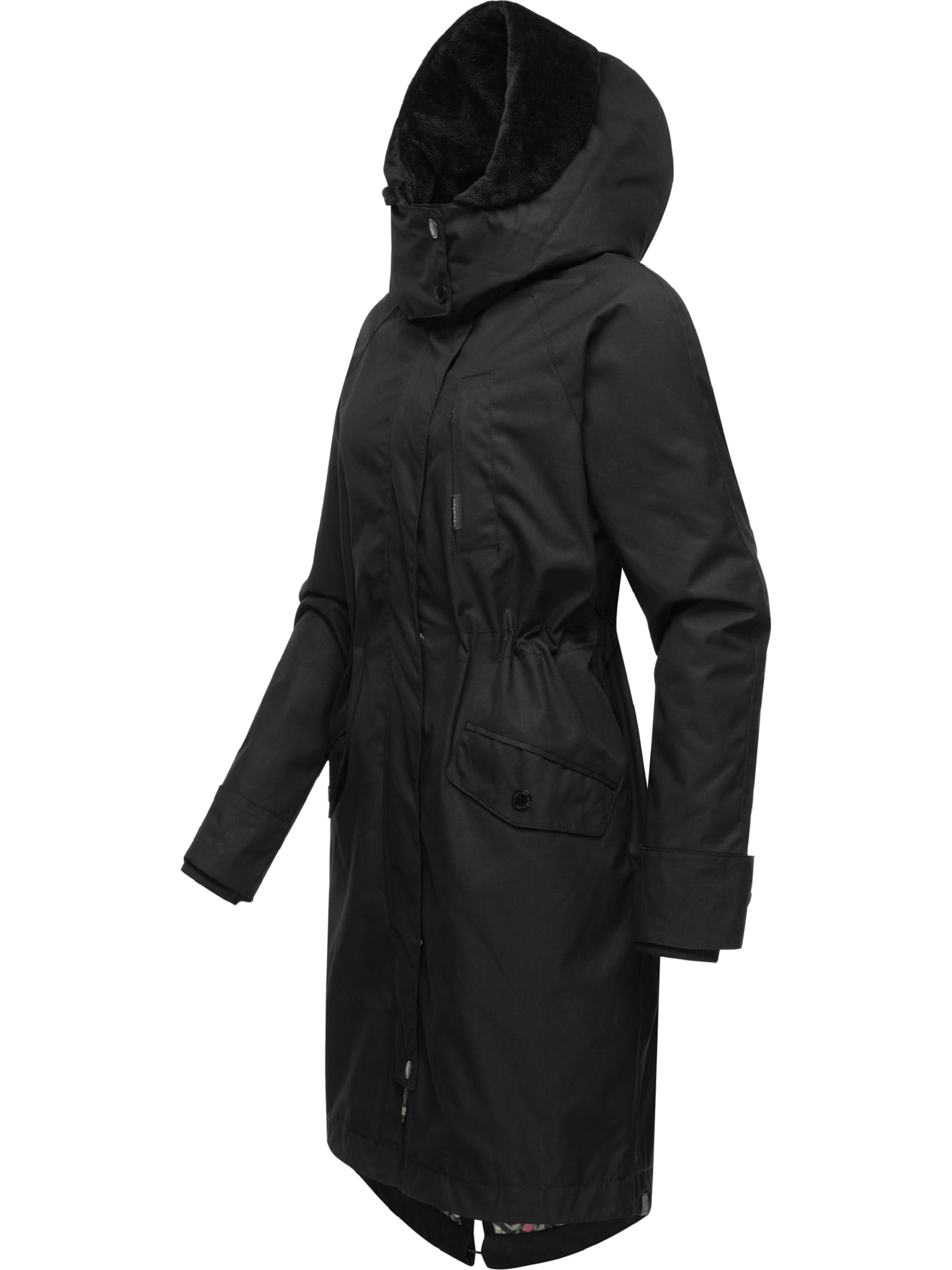 Ragwear Between-seasons coat 'Nicco' in Black