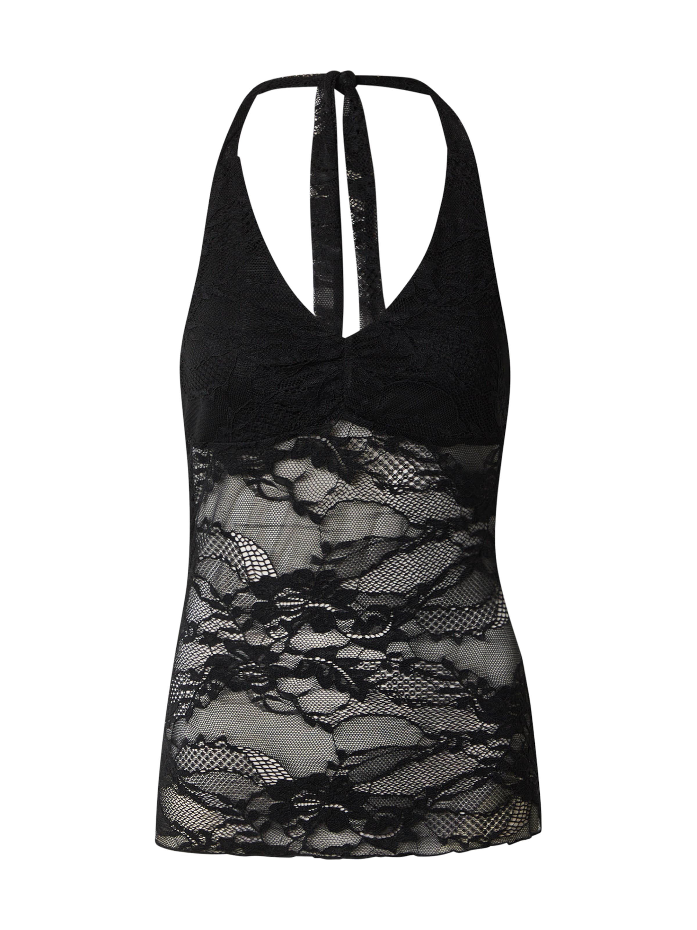 Top MYLAVIE by Sarah Harrison pe negru, Vizualizare produs