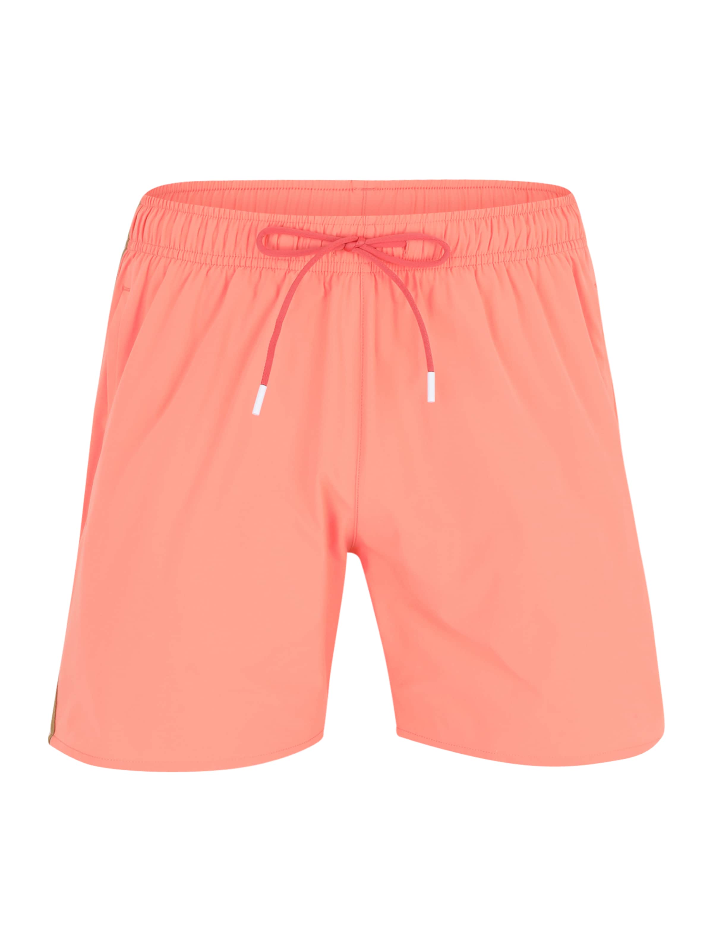 BOSS Плавательные шорты 'Iconic' в Ярко-розовый: спереди