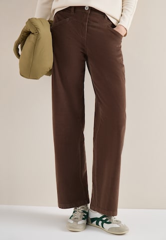 CECIL Wide Leg Hose in Beige