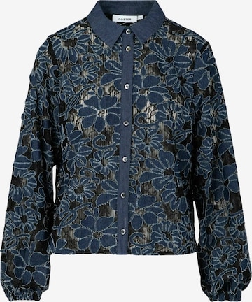 Coster Copenhagen Paita ' Flower ' värissä sininen: etupuoli
