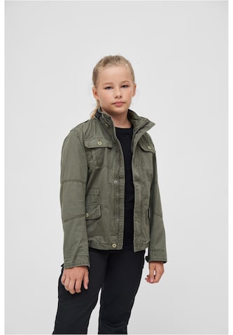 Brandit Between-Season Jacket 'Britannia' in Green: front