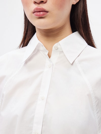 BOSS Bluse 'C_Belenta' in XXS in weiß, Produktansicht