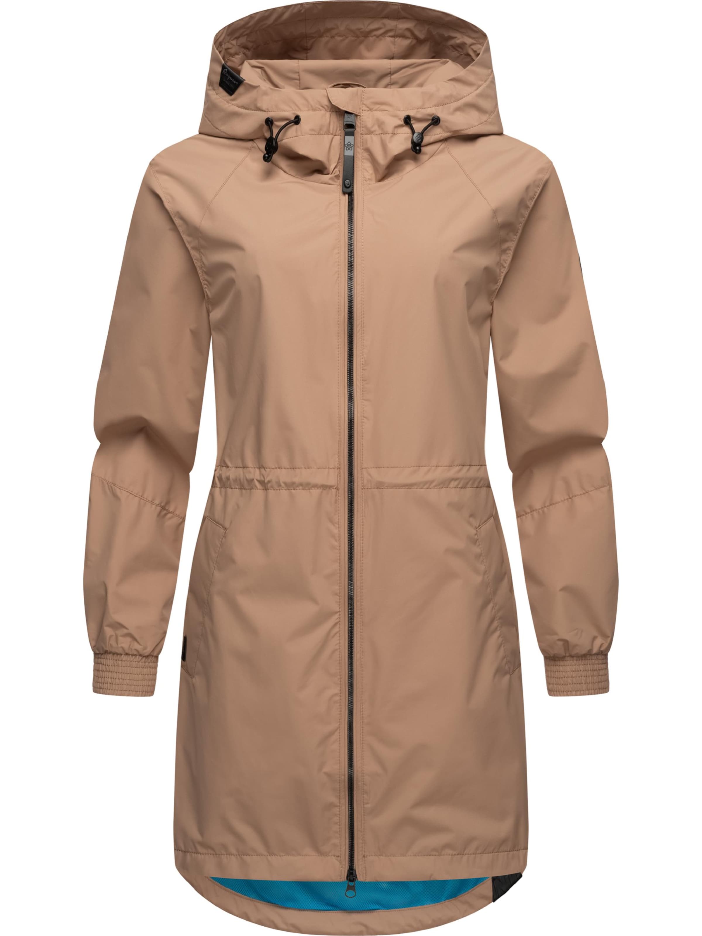 Cappotto funzionale 'Bronja II' di Ragwear in marrone: frontale