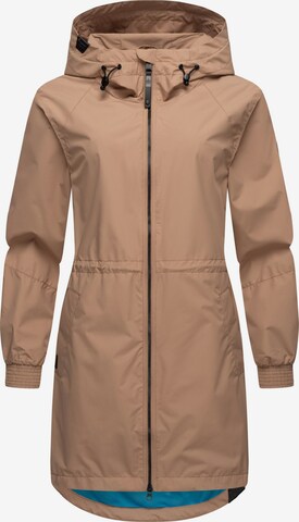 Ragwear Raincoat 'Bronja II' in Brown: front