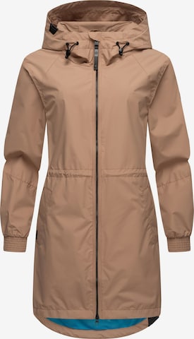 Ragwear Raincoat 'Bronja II' in Brown: front