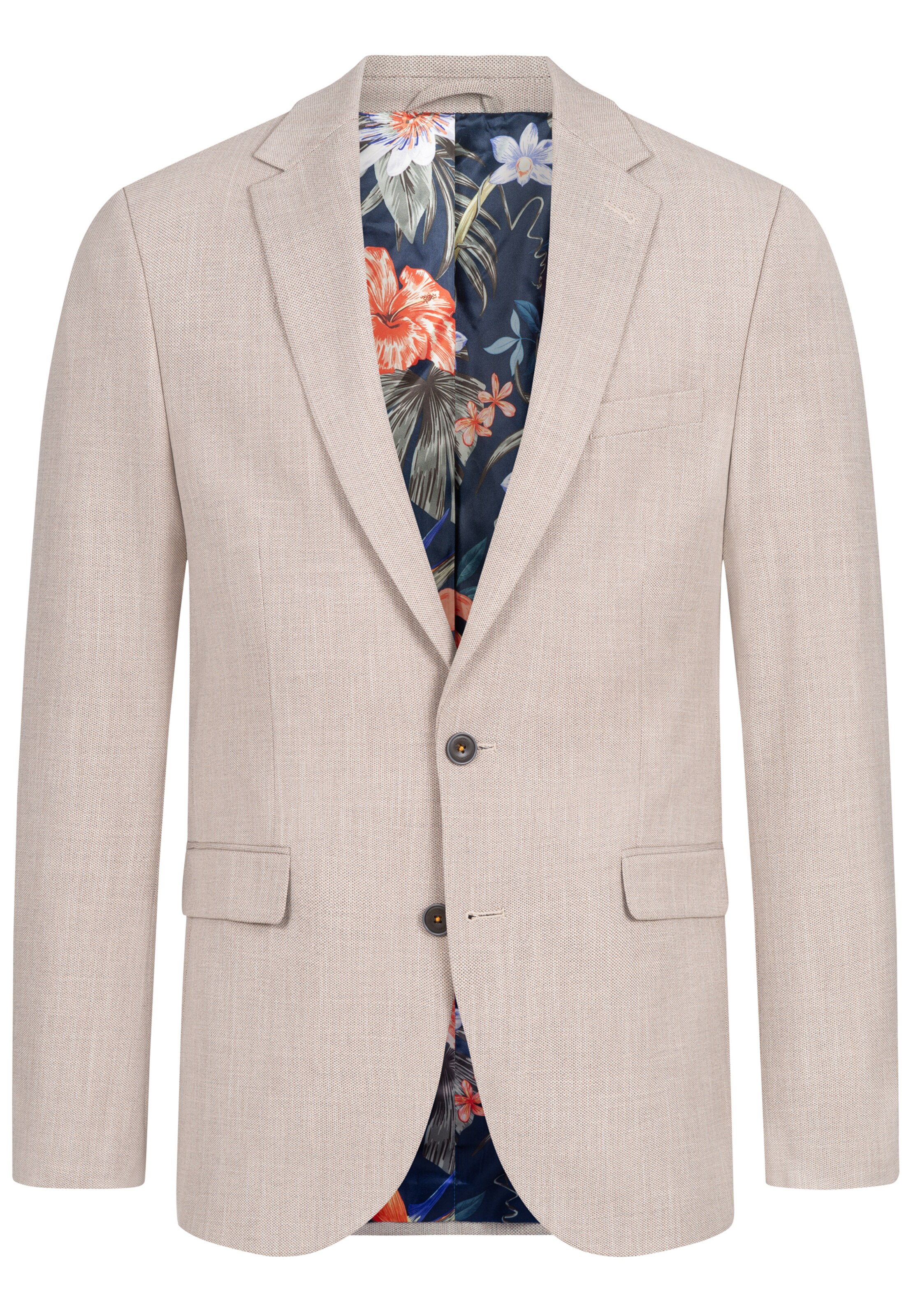 Coupe regular Veste de costume 'Lyle' JEFF en beige : devant