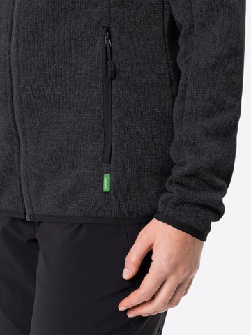 VAUDE Athletic Fleece Jacket 'Rienza' in Black