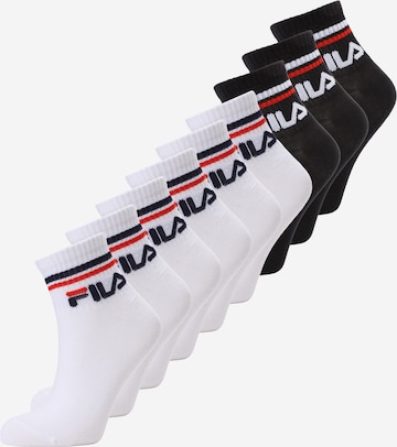 FILA Sokken 'QUARTER' in Zwart: voorkant