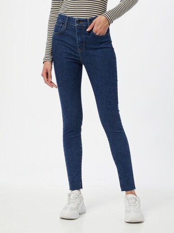 LEVI'S ® Skinny Jeans '720™ High Rise Super Skinny' in Blauw: voorkant