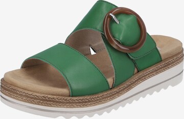 REMONTE Mules in Green: front