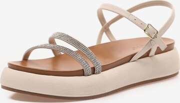 INUOVO Sandals in Beige: front