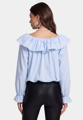 faina - Blusa en azul