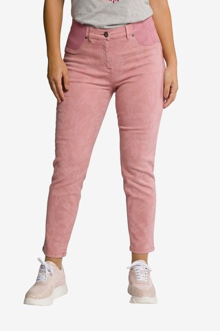 Ulla Popken Regular Jeans 'Sarah' in Pink: predná strana