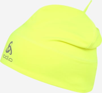 ODLO Športna kapa | rumena barva: sprednja stran