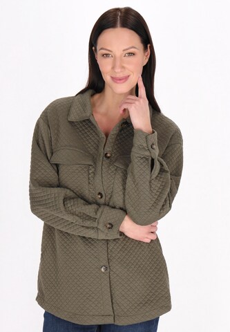 Veste mi-saison usha BLUE LABEL en vert : devant