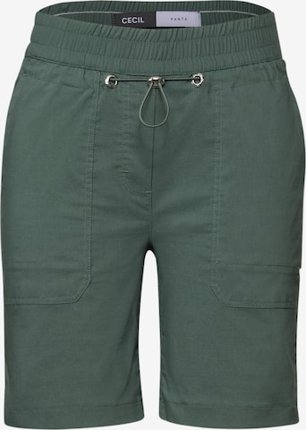 CECIL Shorts in Grün: Vorderseite