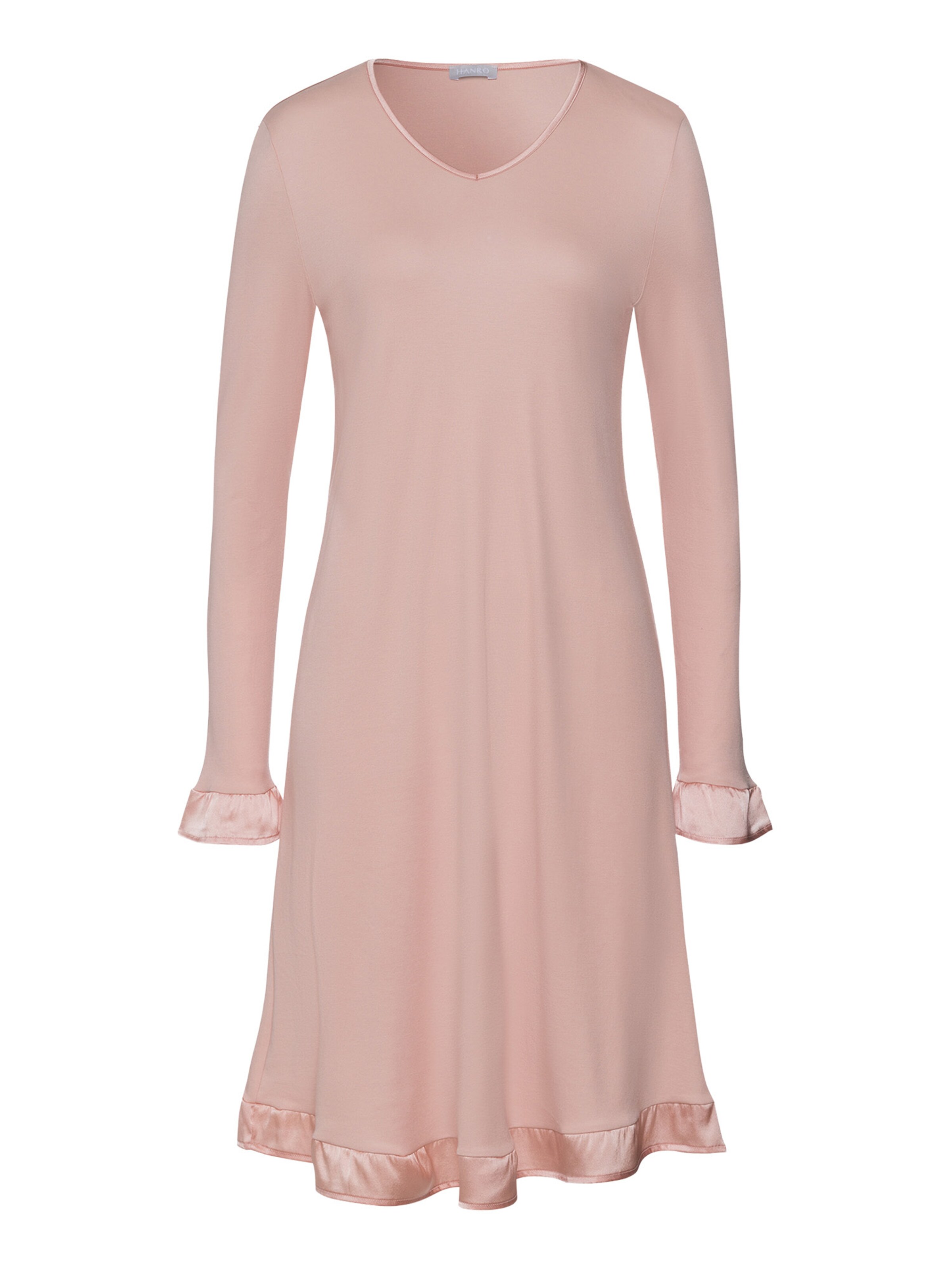 Hanro Nightgown ' Claire ' in Pink: front